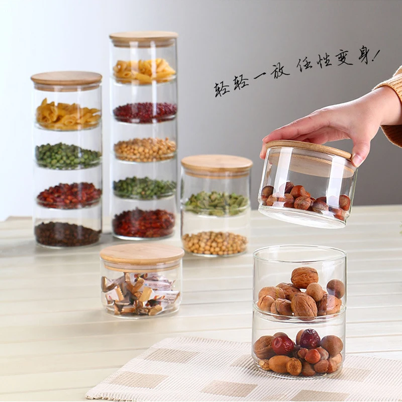 Food Storage Glass Set - Novo Conjunto de Recipientes de Vidro
