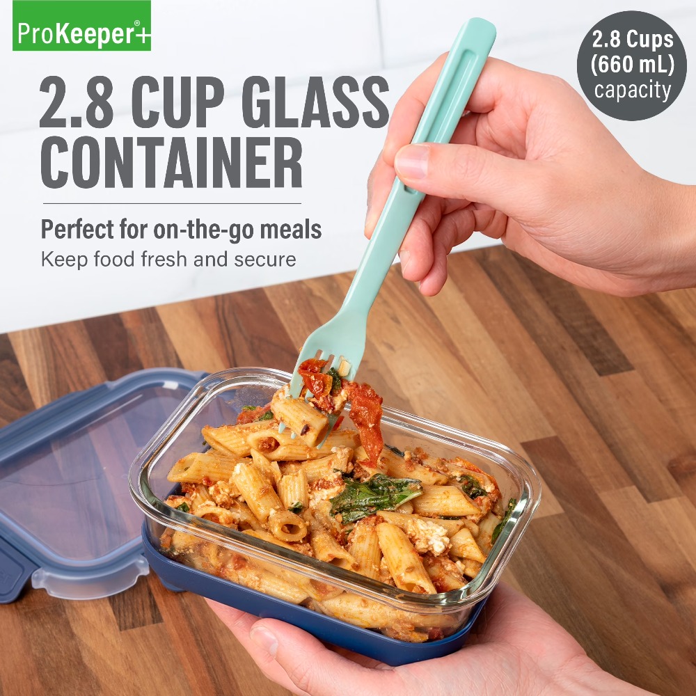 Storage Food Prep - Recipiente de Vidro para Armazenamento de