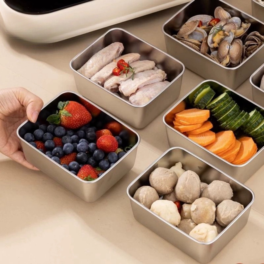 Storage Food Prep - Conjunto de 1-2-3 Peças de Recipientes