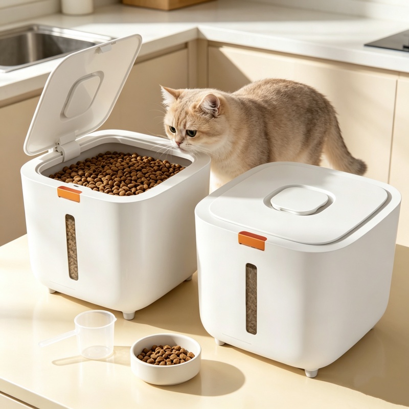 Food Storage For Dog - Caixa de Armazenamento de Ração para