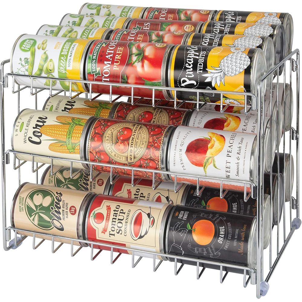 Food Storage In Cabinets - Organizador de Latas de 3 Camadas