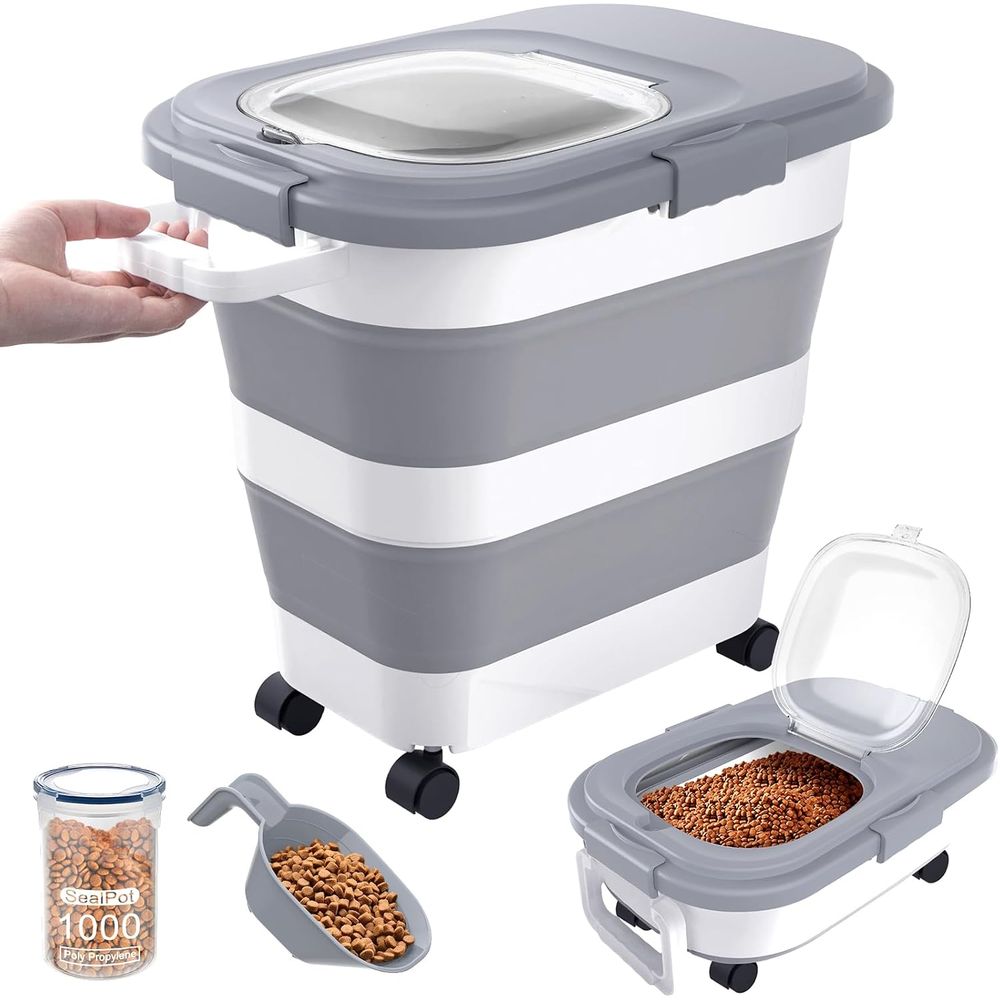 Food Storage For Dog - Container de Armazenamento de Ração para