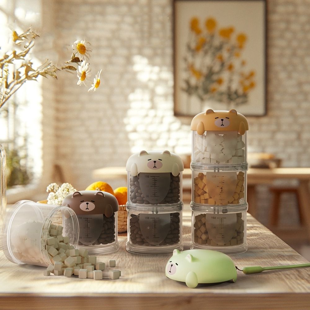 Food Storage For Dog - Caixa de Plástico Prática Multi-Camadas para