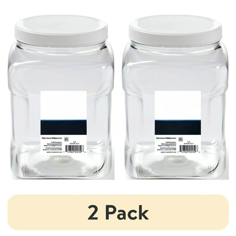 Food Storage Practices - Recipiente de plástico transparente de 2