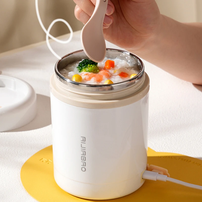 Food Storage Tupperware - Lancheira com aquecimento elétrico usb 600ml,