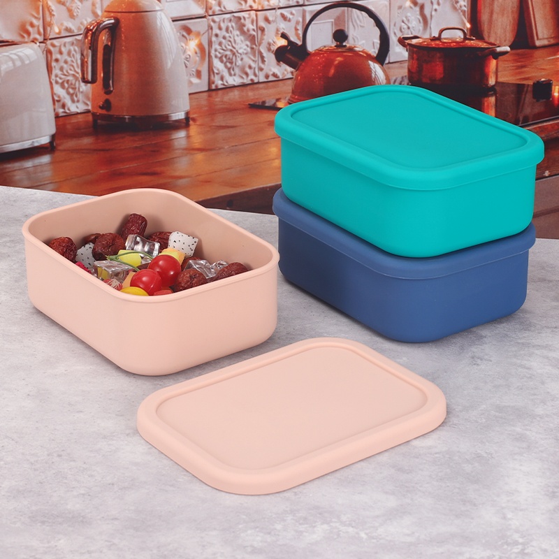 Food Storage Tupperware - YONG HAO Caixa Bento de Silicone