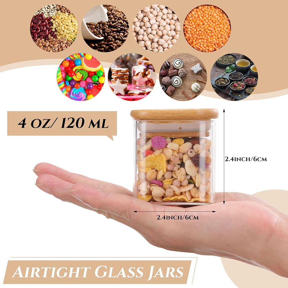 Conjunto de frascos de vidro d - Food Storage Glass Set avaliação e preço