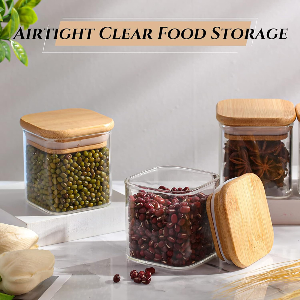 Conjunto de frascos de vidro d - Food Storage Glass Set avaliação e preço