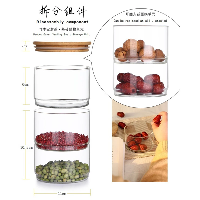 Novo Conjunto de Recipientes d - Food Storage Glass Set avaliação e preço