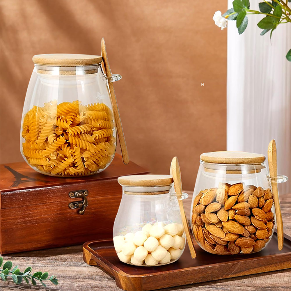 Frasco de vidro selado de 34 o - Food Storage Glass Set avaliação e preço