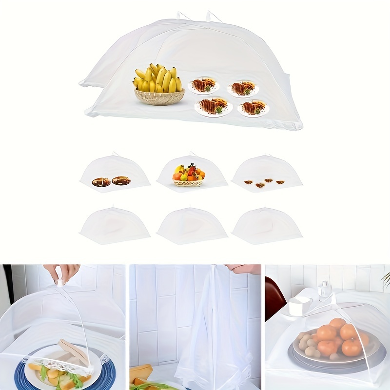 1pcwhite à prova de mosca capa - Food Storage Tupperware avaliação e preço