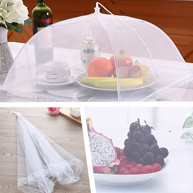 1pcwhite à prova de mosca capa - Food Storage Tupperware avaliação e preço