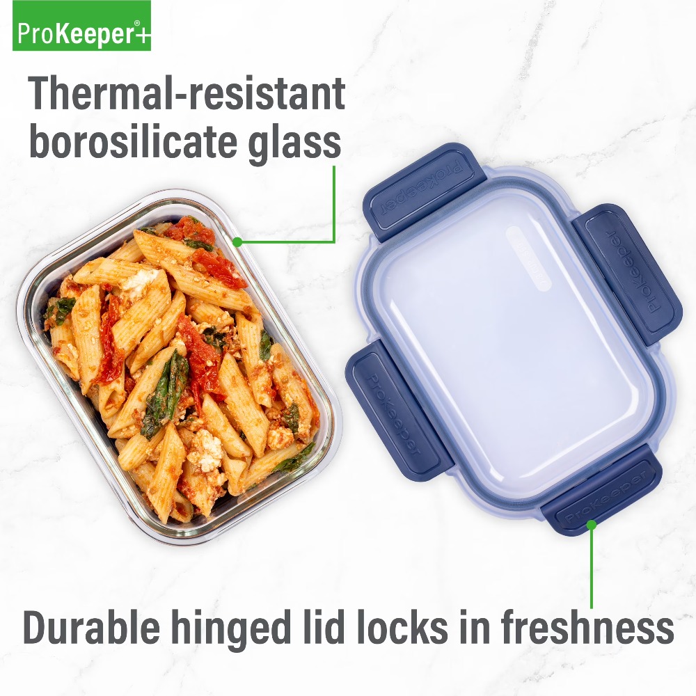 Recipiente de Vidro para Armaz - Storage Food Prep avaliação e preço