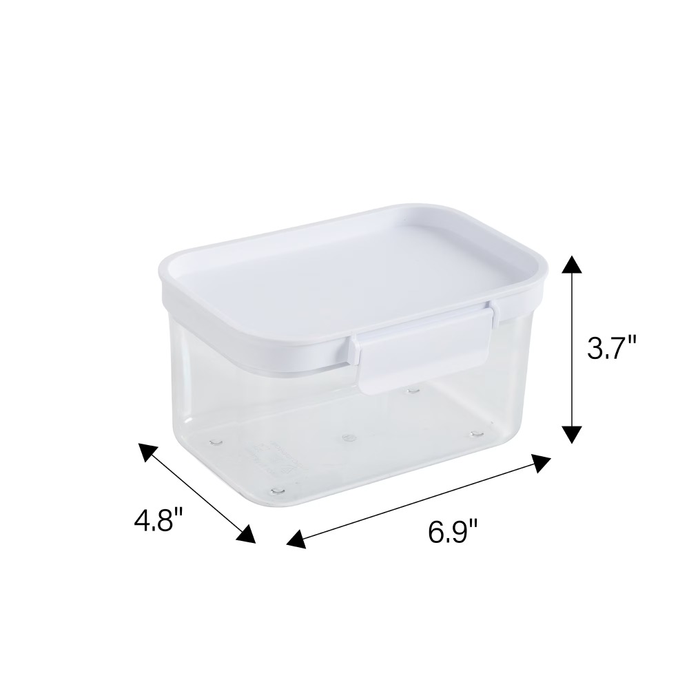 Pequeno Recipiente Retangular  - Food Storage Pantry avaliação e preço
