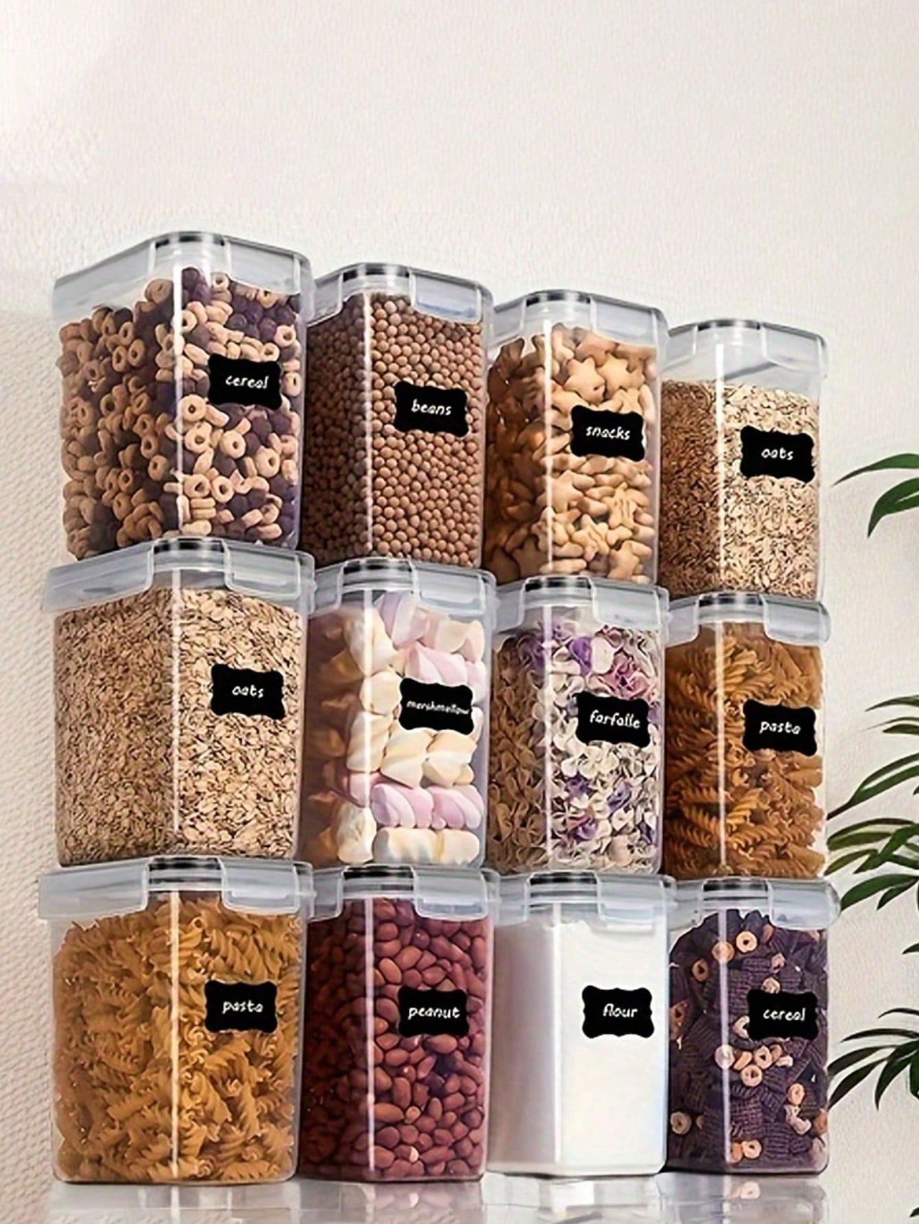Conjunto de 48 Recipientes Her - Food Storage Pantry avaliação e preço