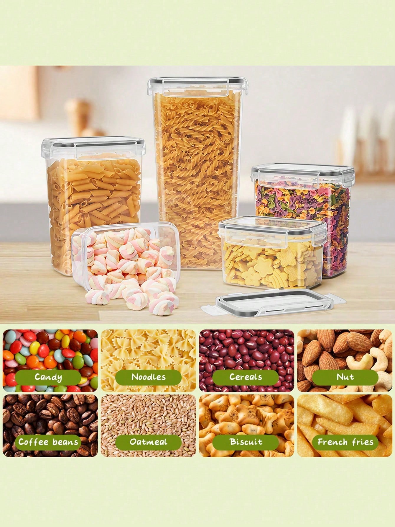 Conjunto de 48 Recipientes Her - Food Storage Pantry avaliação e preço