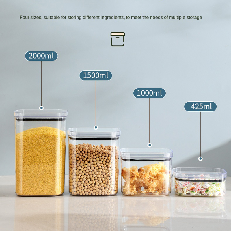 Pote Hermético Organizador de  - Food Storage In Cabinets avaliação e preço