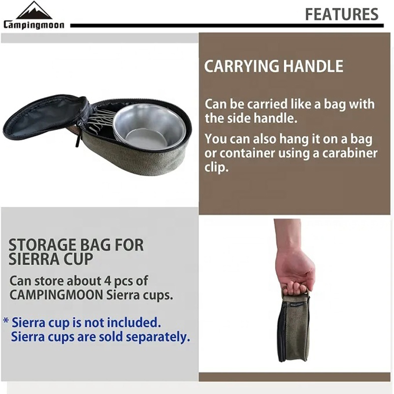 CAMPINGMOON S220-B Lona Mini B - Food Storage Hiking avaliação e preço