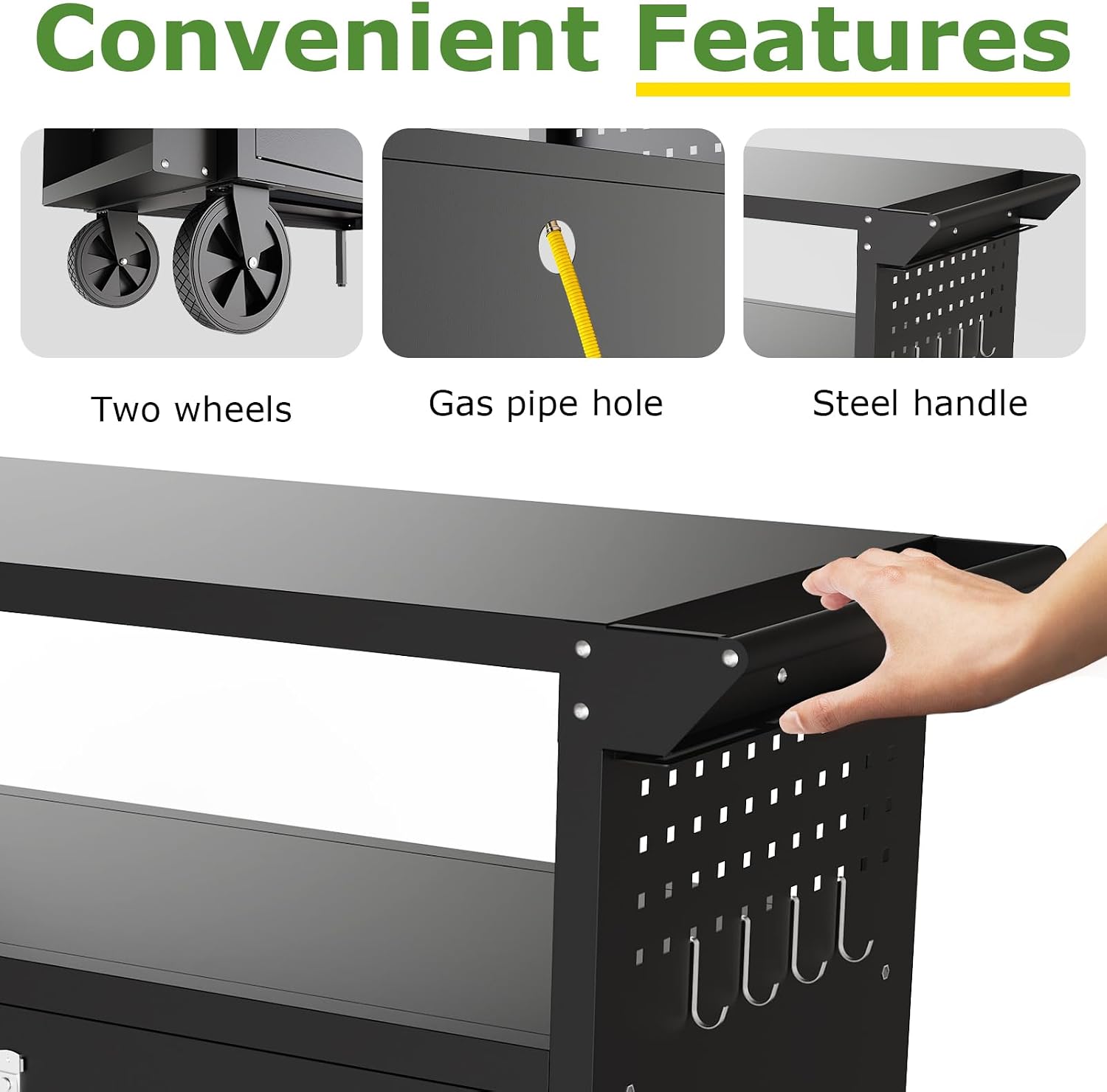 Carrinho de Churrasco para Ext - Storage Food Prep avaliação e preço
