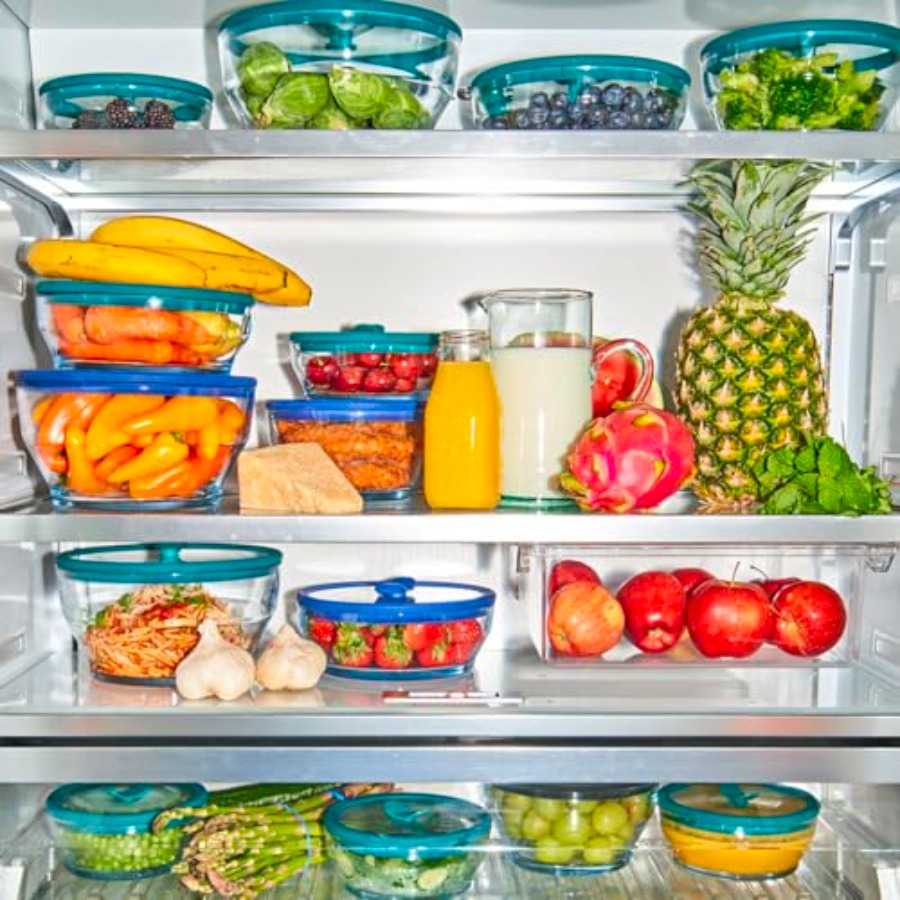 Conjunto de 2 Recipientes de V - Food Storage Glass Set avaliação e preço