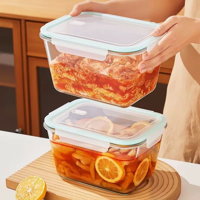 Recipiente de Vidro de Grande  - Storage Food Prep avaliação e preço