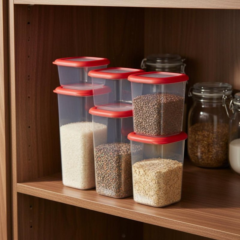 Conjunto de 6 Recipientes Herm - Food Storage Pantry avaliação e preço