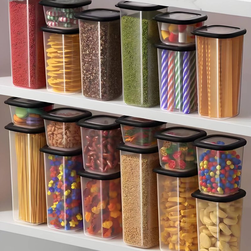 Conjunto de 6 Recipientes Herm - Food Storage Pantry avaliação e preço