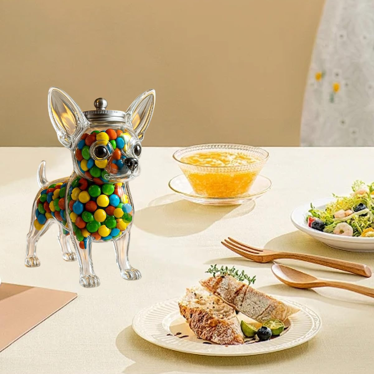 Recipiente em formato de chihu - Food Storage Glass Set avaliação e preço