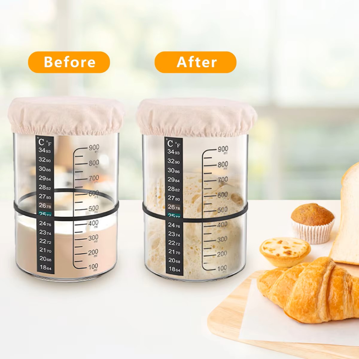 Conjunto de Potes de Vidro Tra - Food Storage Glass Set avaliação e preço