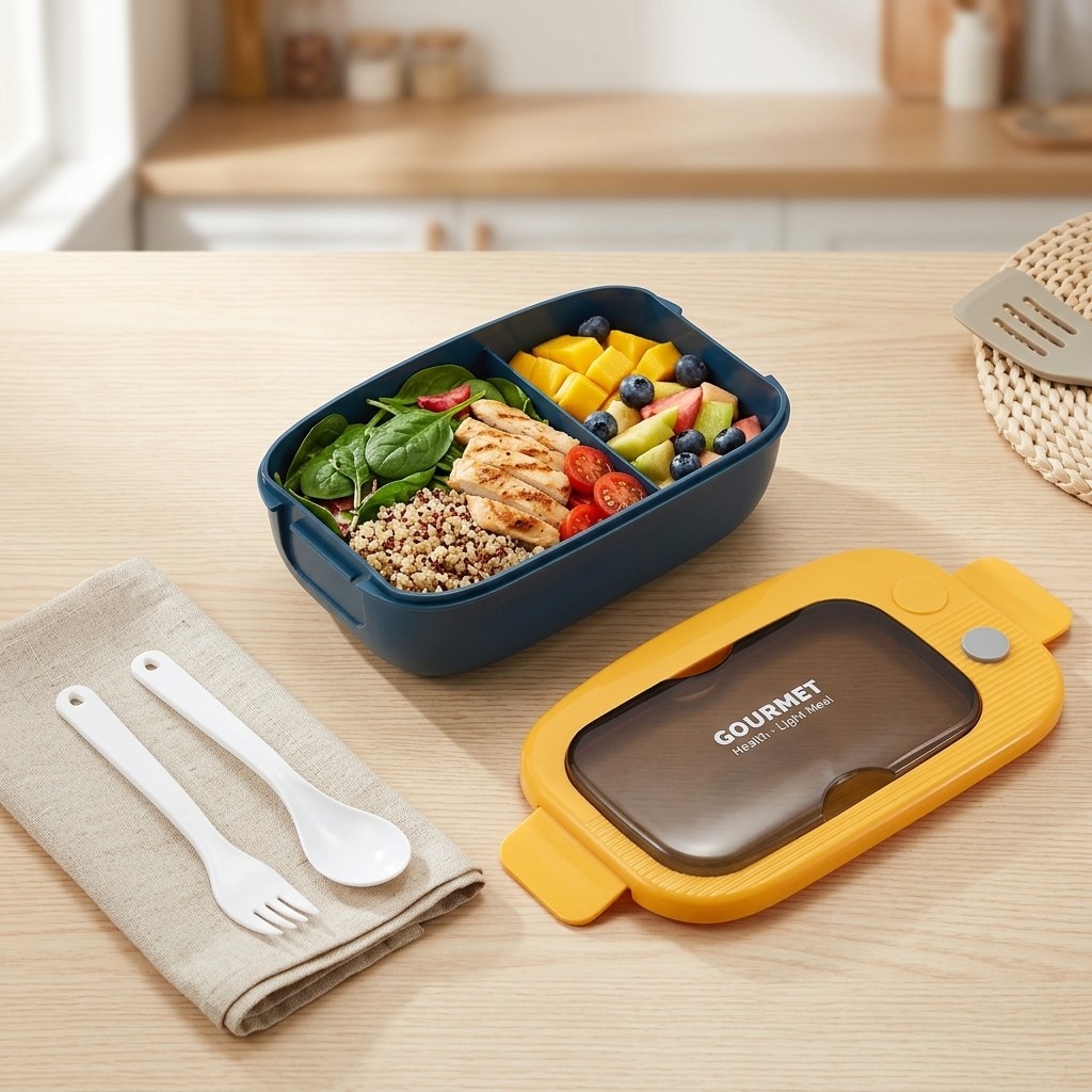 Marmita Plástica Bento com 2 C - Food Storage 30 Years avaliação e preço