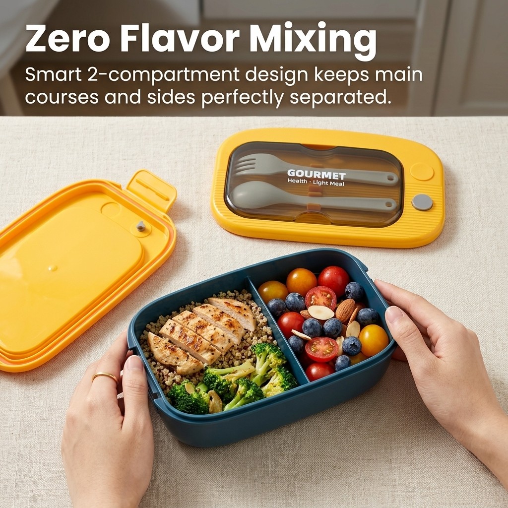 Marmita Plástica Bento com 2 C - Food Storage 30 Years avaliação e preço