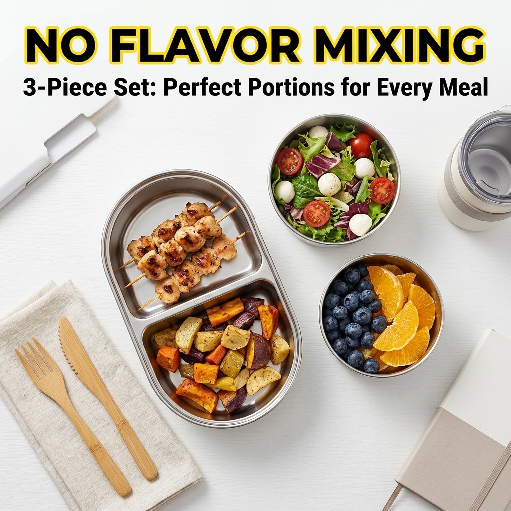 Conjunto de Marmitas de Aço In - Food Storage 30 Years avaliação e preço