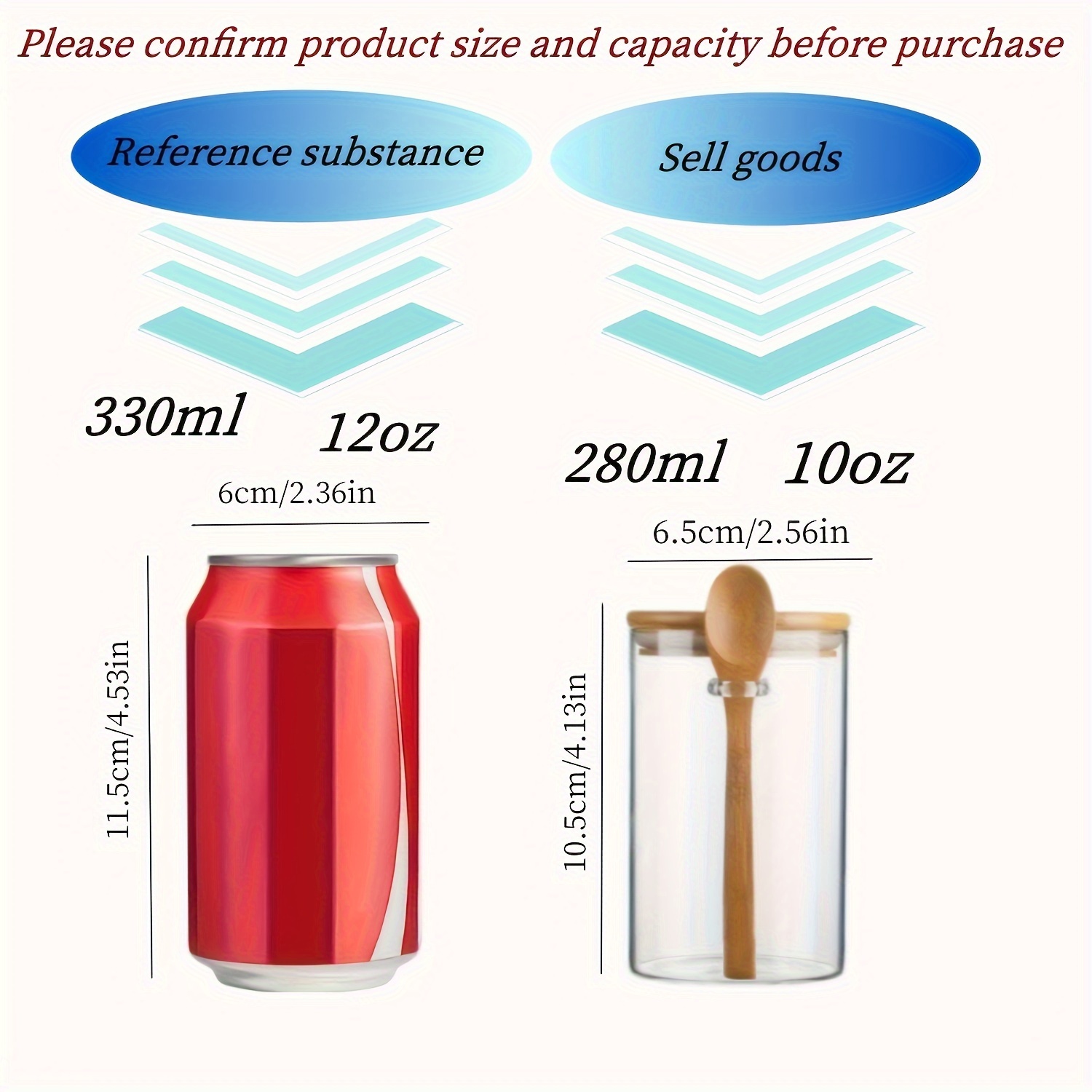 Frasco de doces de 280ml, fras - Food Storage Glass Set avaliação e preço