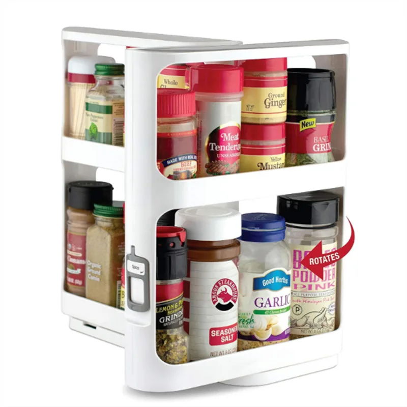 Rack giratório de armazenament - Food Storage In Cabinets avaliação e preço