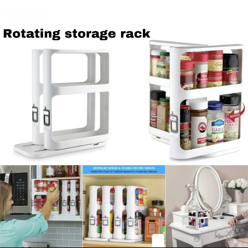 Rack giratório de armazenament - Food Storage In Cabinets avaliação e preço