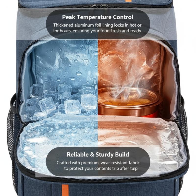 Mochila Térmica Isolada de Gra - Food Storage Hiking avaliação e preço